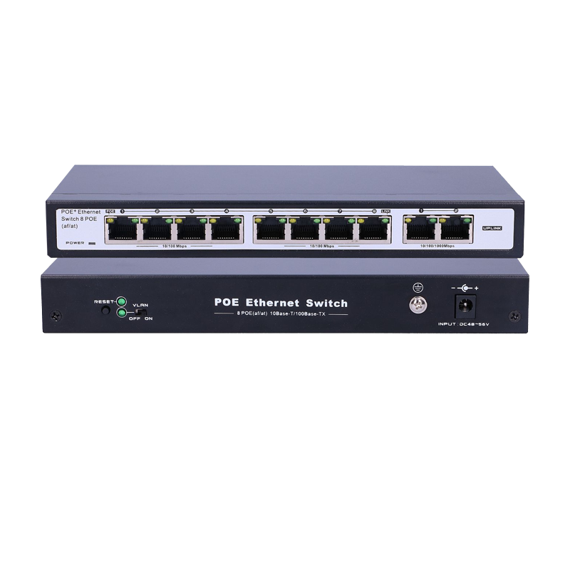 FS-S1008EP-2E SWITCH 8ΩΝ ΚΑΝΑΛΙΩΝ ΜΕ ΤΡΟΦΟΔΟΣΙΑ PoE