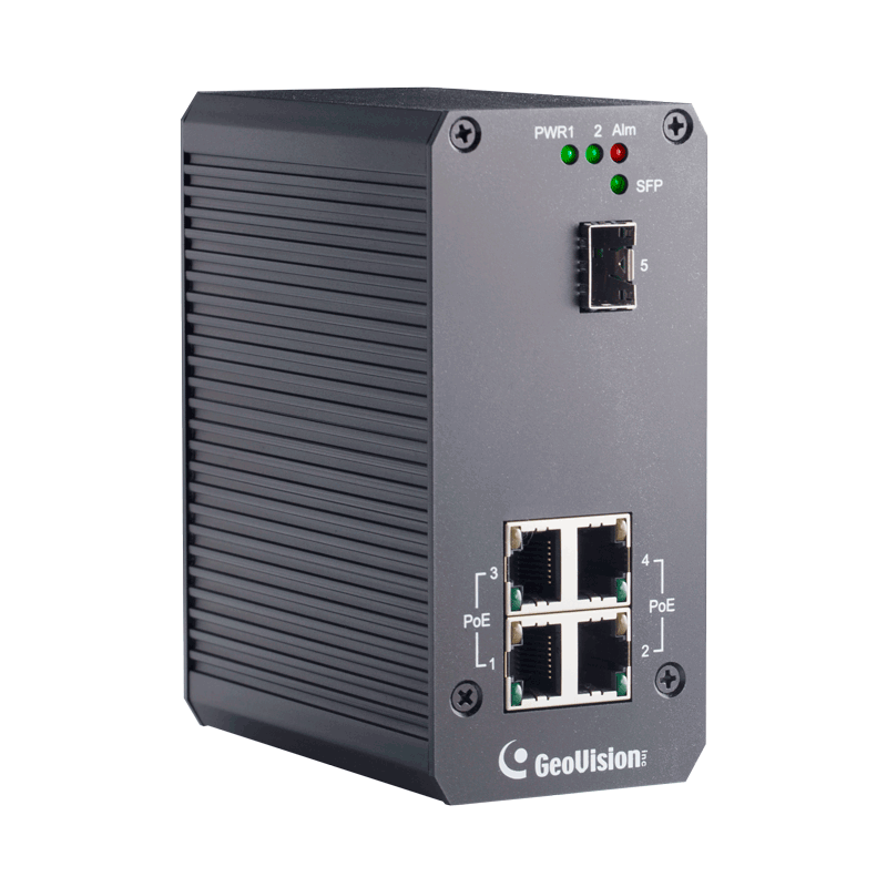 GV-POE0410-E SWITCH 4ων ΚΑΝΑΛΙΩΝ GIGABIT 802.3at POE