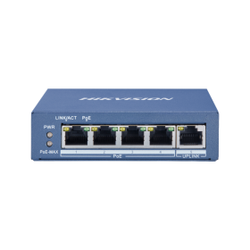 DS-3E0505P-E 4 PORT GIGABIT PoE SWITCH