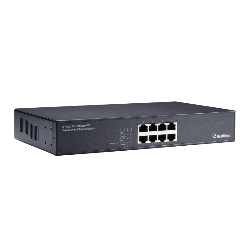 GV-POE0800 SWITCH 8 ΚΑΝΑΛΙΩΝ ΜΕ ΤΡΟΦΟΔΟΣΙΑ PoE