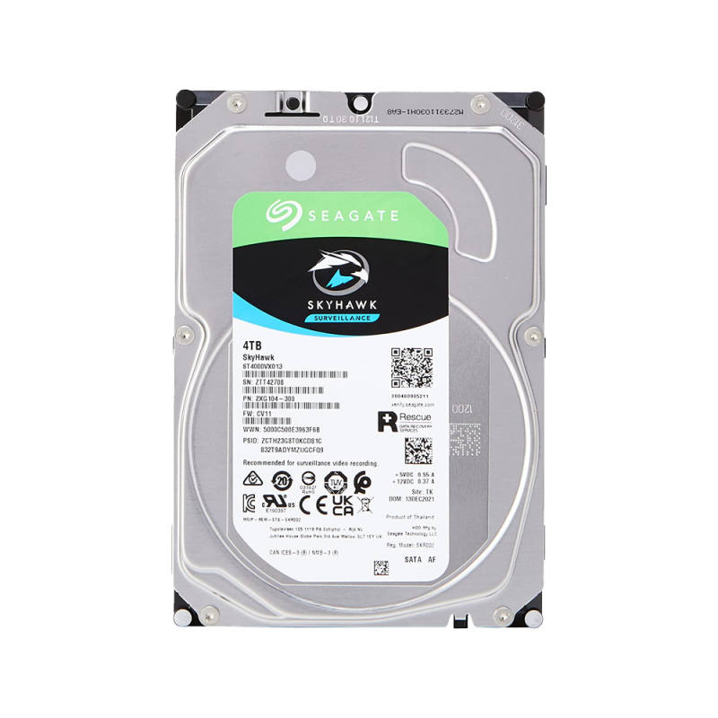 ST4000VX016 ΣΚΛΗΡΟΣ ΔΙΣΚΟΣ 4TB SEAGATE 3.5'' SkyHawk SATA 3.0