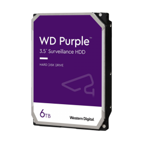 WD64PURZ ΣΚΛΗΡΟΣ ΔΙΣΚΟΣ 6TB WD PURPLE 3.5'' SATA 3.0 256MB