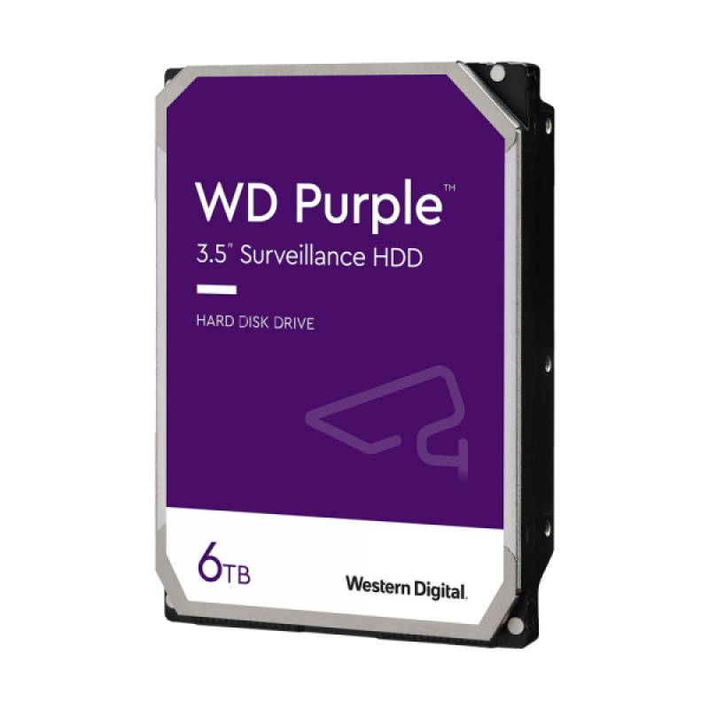 WD64PURZ ΣΚΛΗΡΟΣ ΔΙΣΚΟΣ 6TB WD PURPLE 3.5'' SATA 3.0 256MB